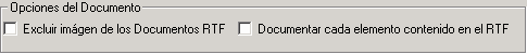 document options